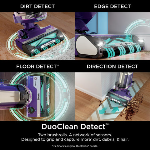 Shark POWERDETECT self-cleaning brushroll reducing hair wrap during cleaning