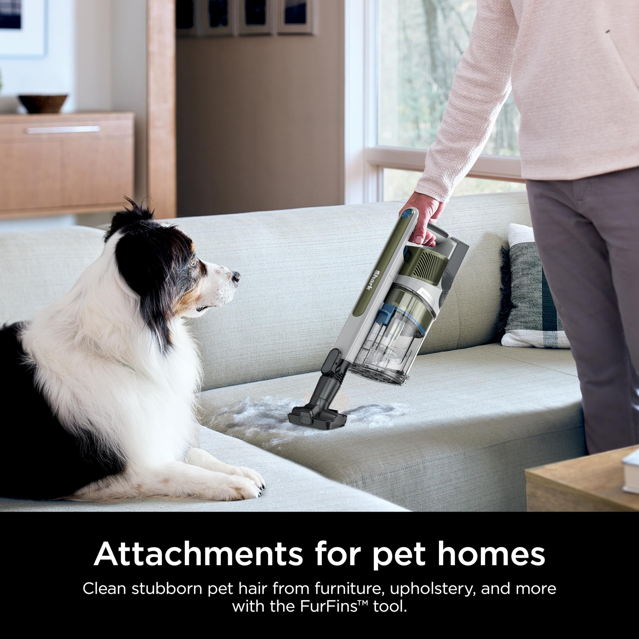 Shark PowerPro Flex Pet Plus handheld conversion enables countertop cleaning