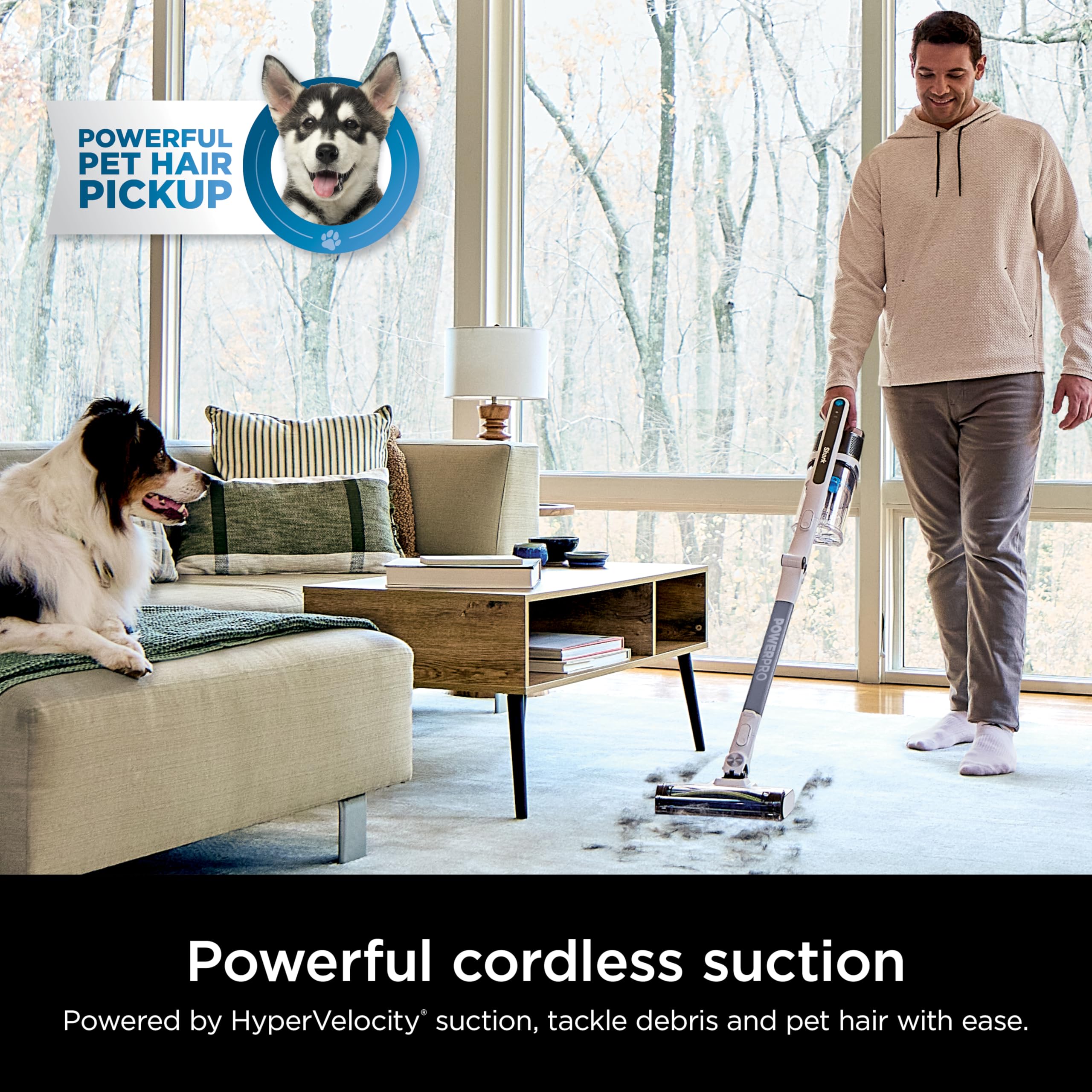 Shark PowerPro Flex Reveal Plus floor-detect technology demonstrates surface-aware tuning