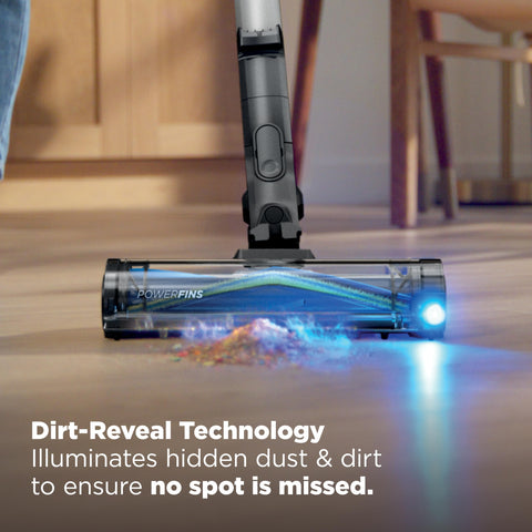 Shark PowerPro Reveal Plus FloorDetect adjusts brushroll for different floors