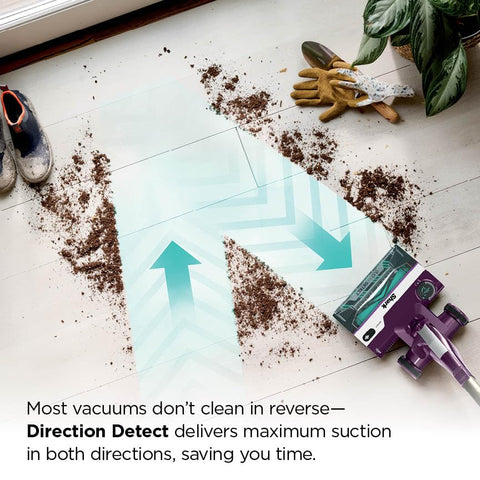 Shark PowerDETECT odor-neutralizer-technology for fresher cleaning sessions.