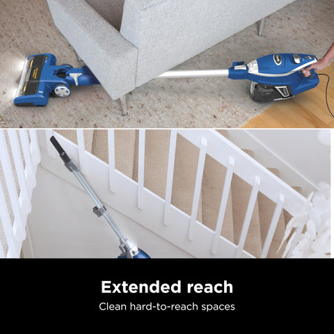 Shark Rocket advanced swivel steering for easy maneuvering around furniture