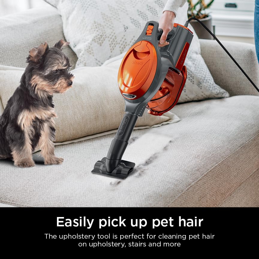 Shark Rocket Pet Crevice Tool cleans gaps between furniture and walls