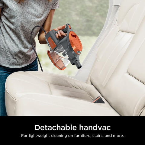 Shark Rocket Pet transformed to handheld mode for above-floor cleaning and tight spots