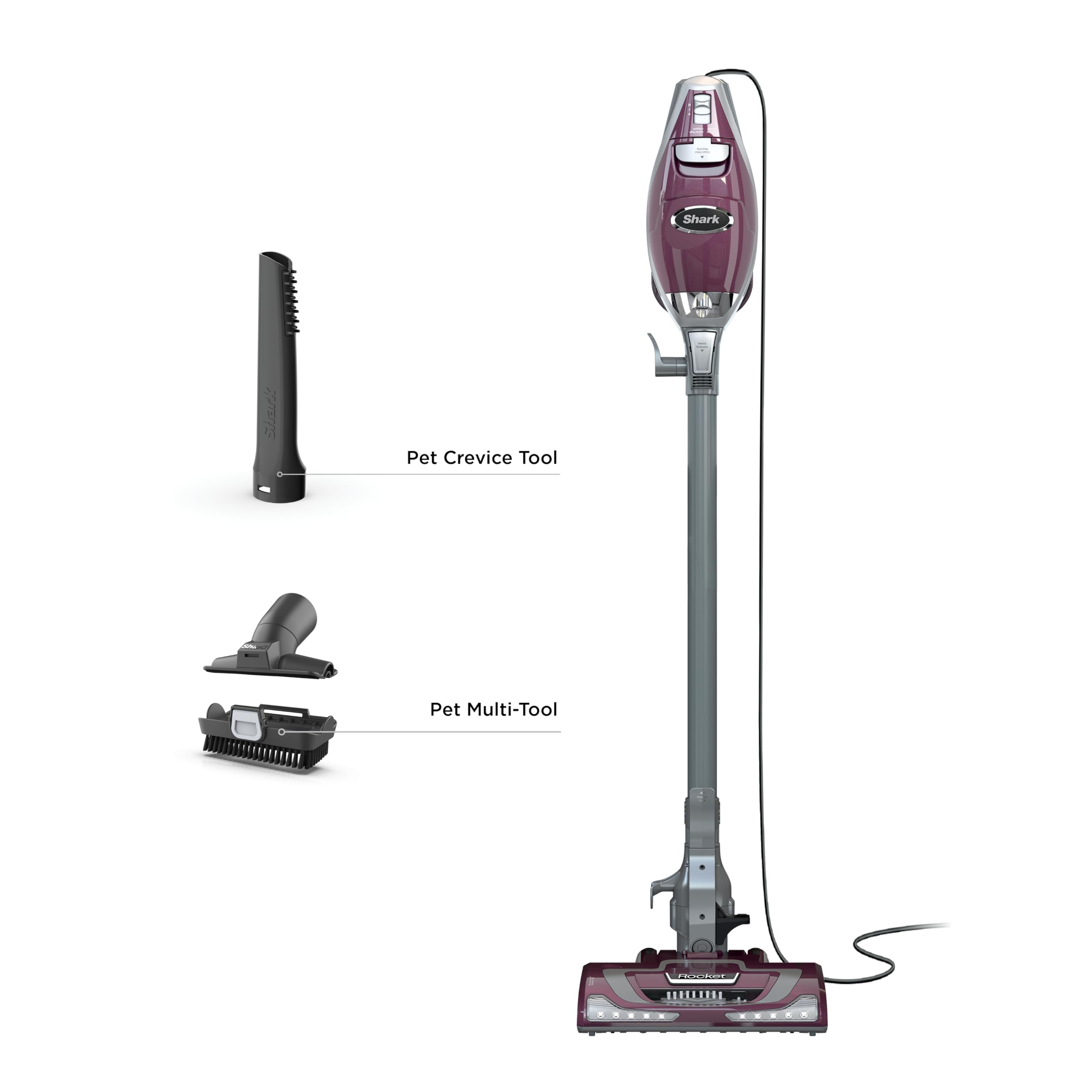 Shark Rocket Pet Plus floor-to-ceiling cleaning versatility and power