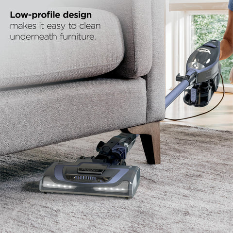 Shark Rocket Pro DLX advanced swivel steering for easy maneuvering under furniture