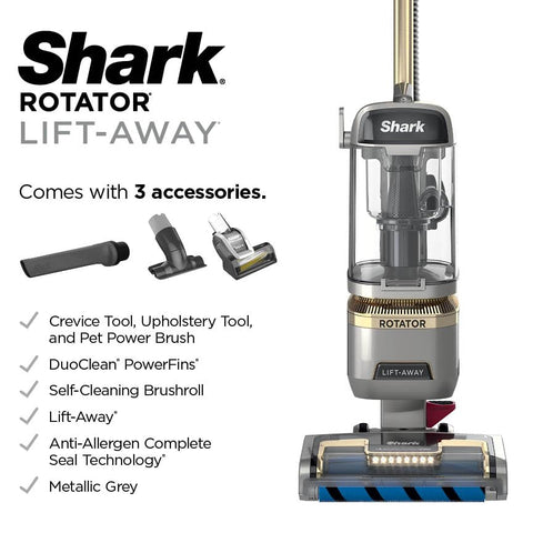 Shark Rotator for pet hair cleanup on carpets and floors.