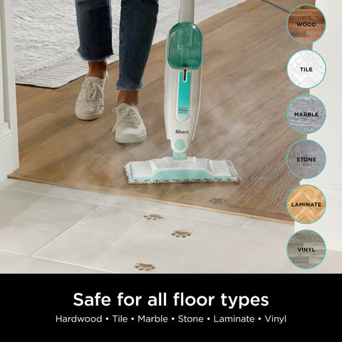 Machine-washable Dirt-Grip pads simplify upkeep after cleaning.