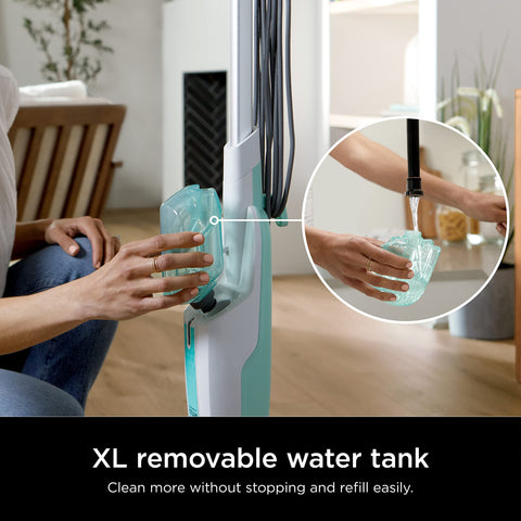 Quick-start steam in 30 seconds for fast, on-demand cleaning.