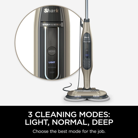 22-foot cord provides extended reach for larger cleaning areas with Shark S7001.