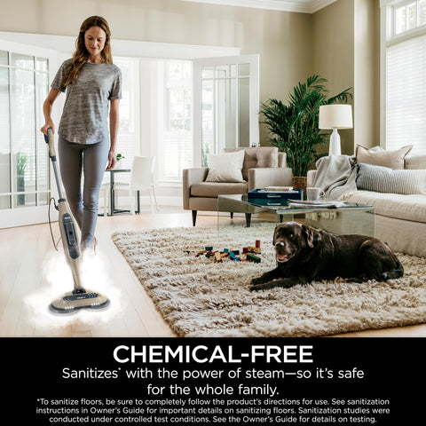 Light steam mode on Shark S7001 enables quick, low-effort daily cleanups.