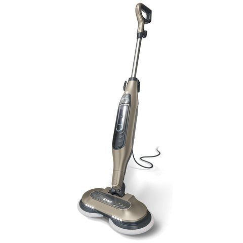 Shark S7001 mop with LED headlights reveals hidden debris for easier cleaning.