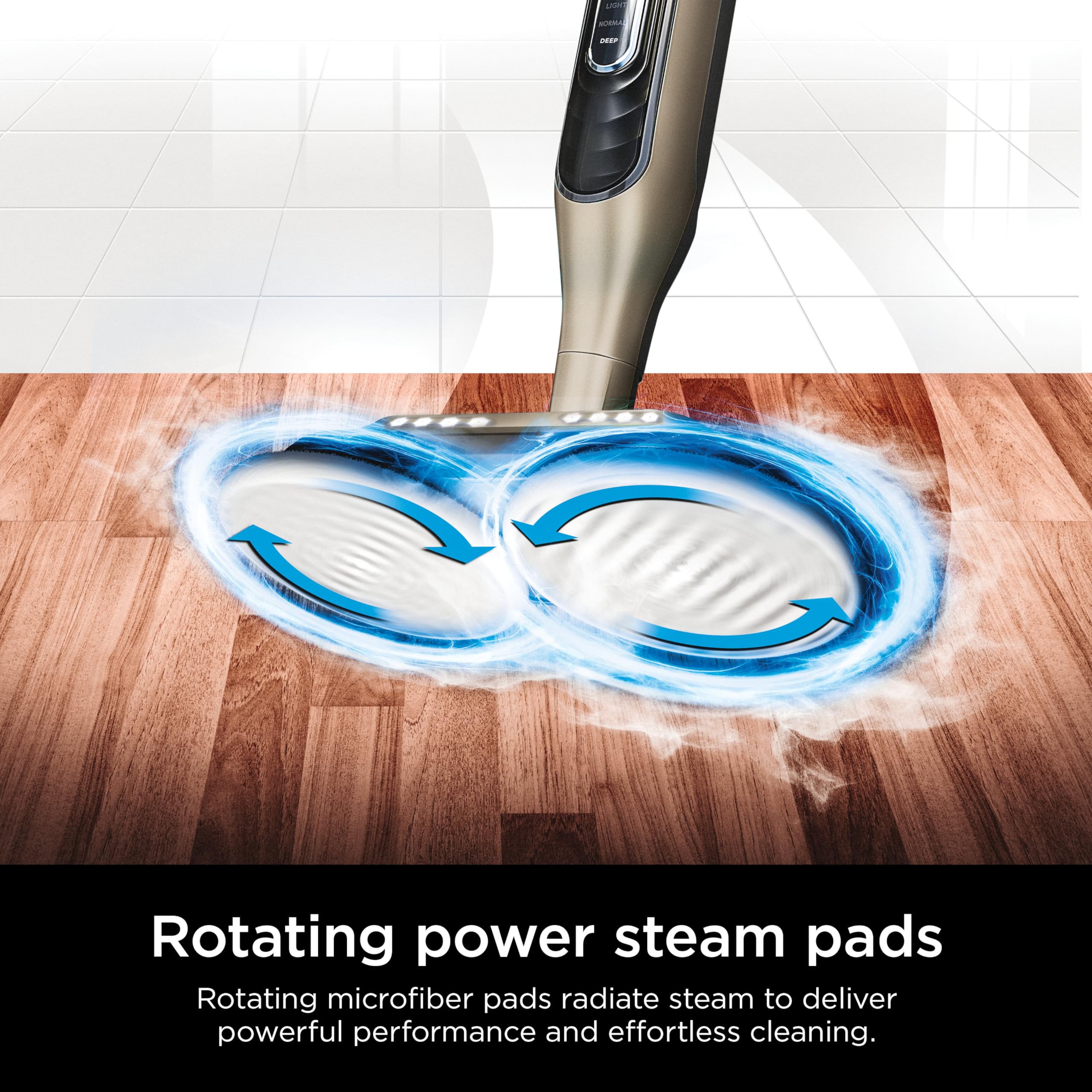 Shark S7001 pad set delivering automatic scrubbing for effortless cleaning.