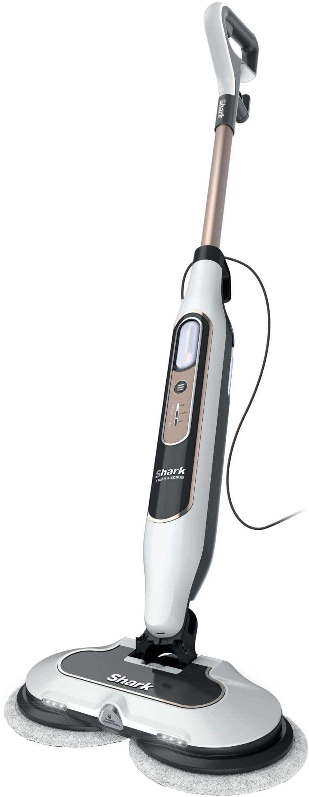 Shark S8201 front-angle bronze, smooth glide across sealed floors