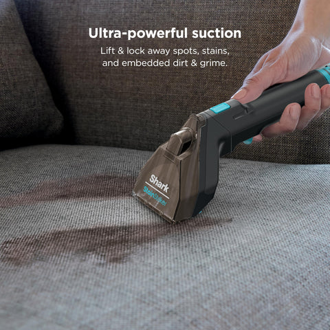 Shark StainStriker includes two cleaning tools and two solutions