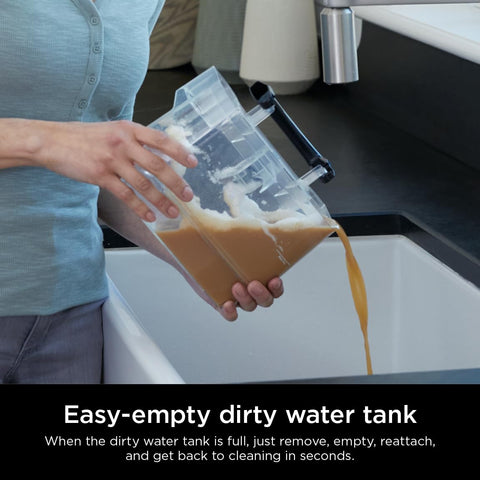 Shark StainStriker compact design for easy storage with 6oz formula