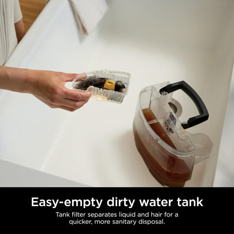 Shark StainStriker HairPro used for whole-home cleaning on carpets and upholstery