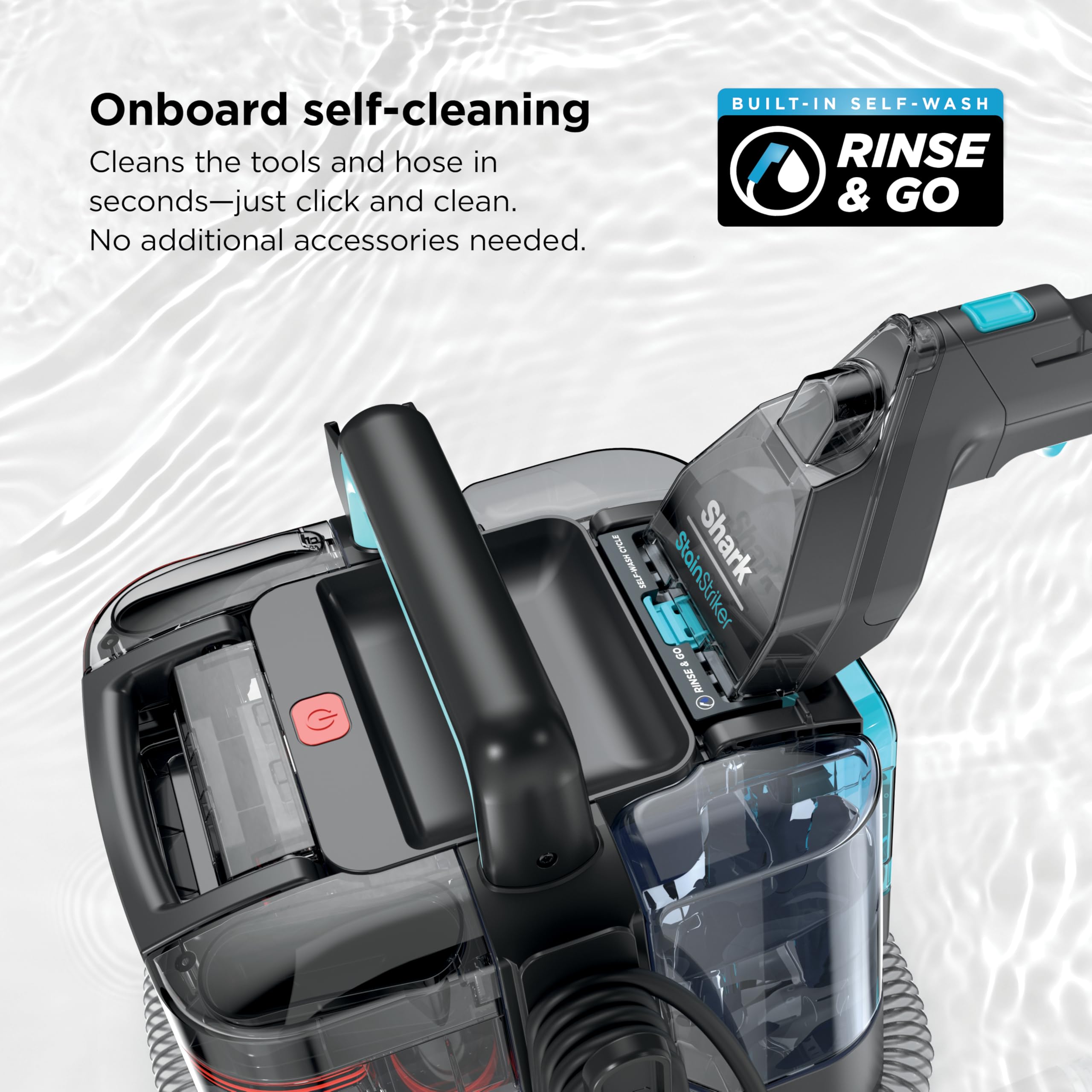 Shark StainStriker lightweight design for easy one-handed spot cleaning