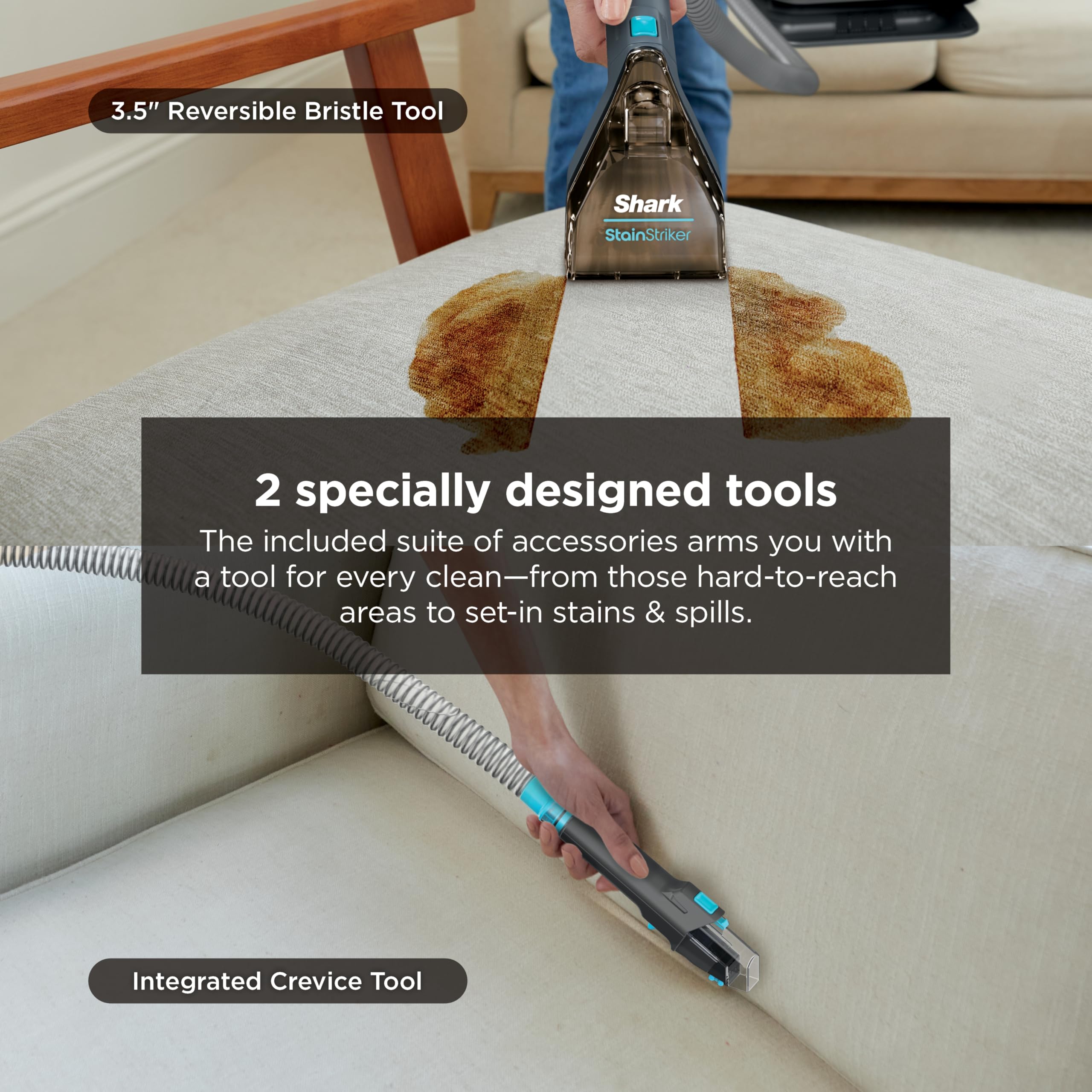 Shark StainStriker tackles pet stains and odors on fabrics