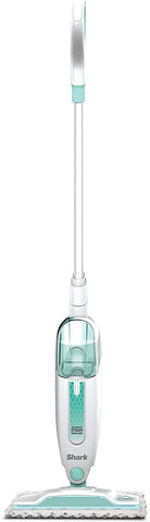 Shark S1000WM steam mop stored compactly in a closet or cabinet.