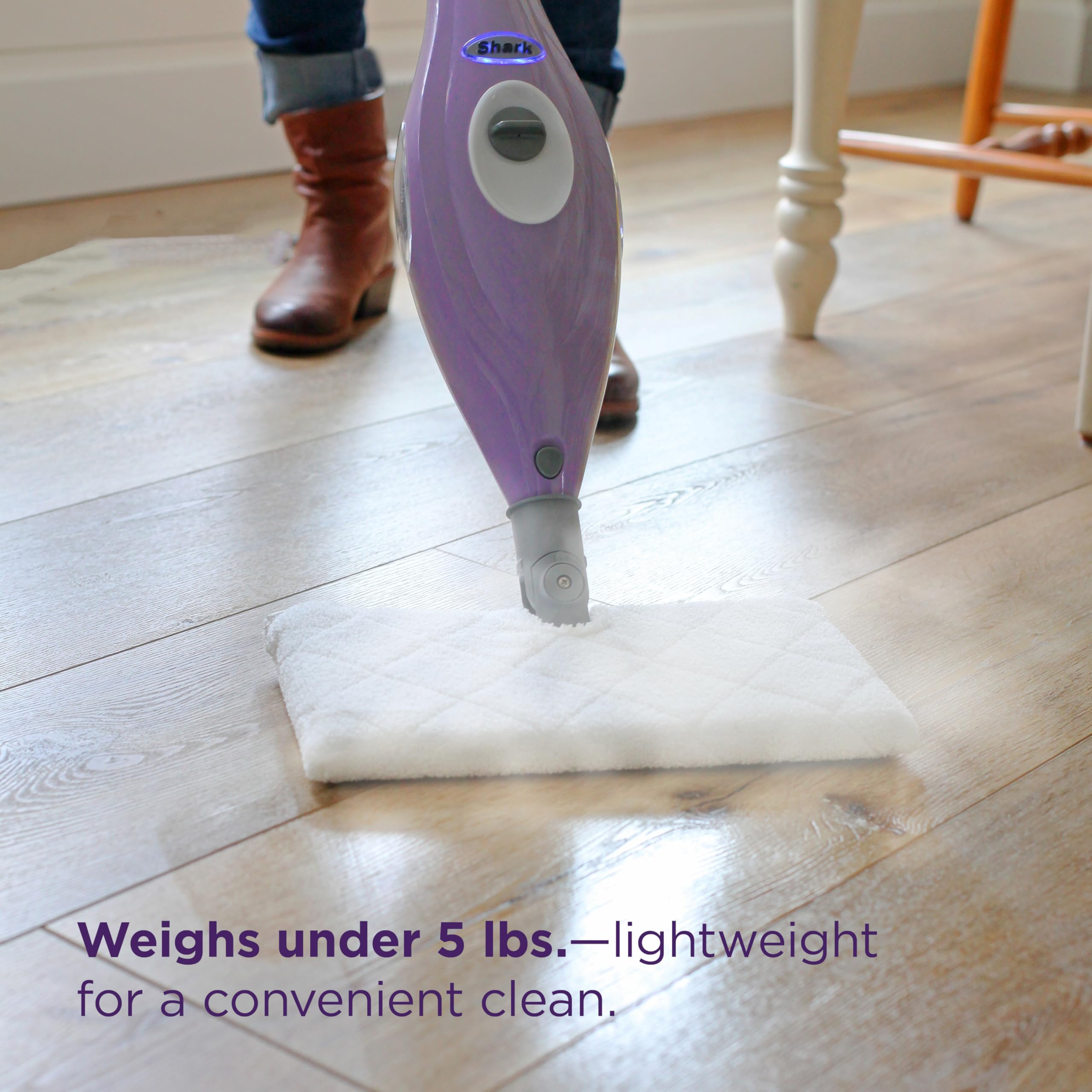 Shark Steam Pocket Mop S3501 lightweight design makes it easy to lift.