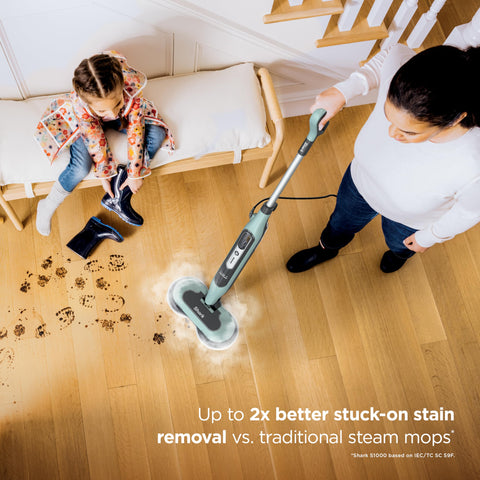 Shark Steam & Scrub mop features 3 steam modes for quick to deep cleans