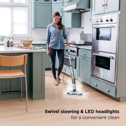 Shark Steam & Scrub mop designed for sealed hard floors like hardwood and tile