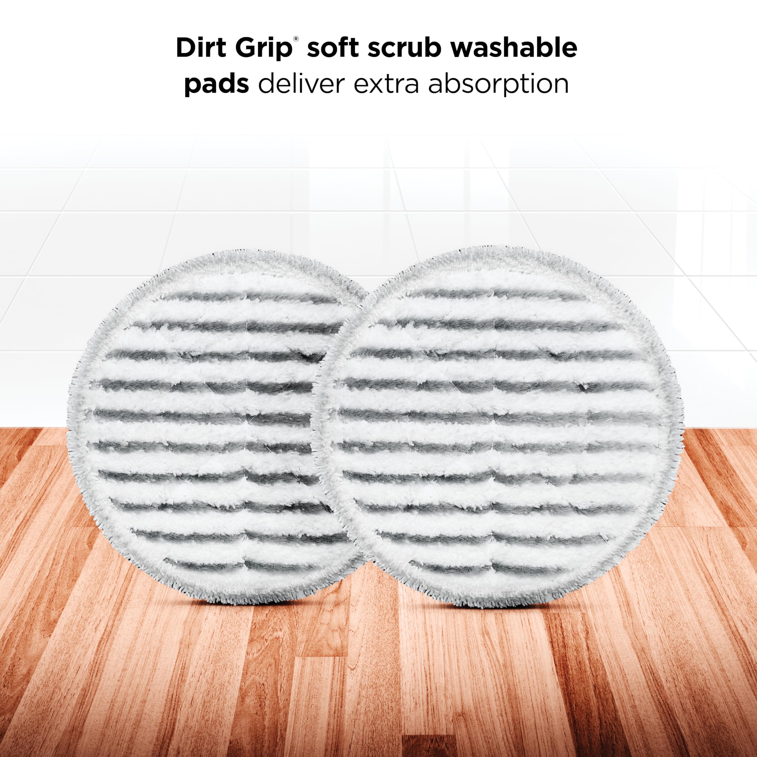Shark Steam & Scrub mop swivel steering enables easy maneuvering
