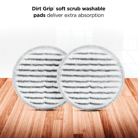 Shark Steam & Scrub mop swivel steering enables easy maneuvering