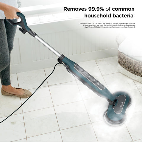 Shark Steam and Scrub mop swivel steering helps maneuver around furniture