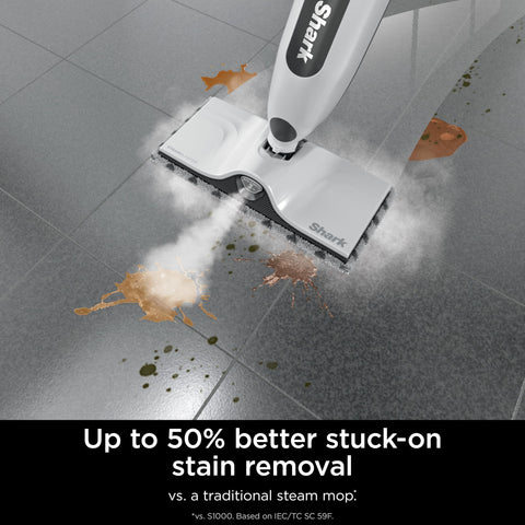 Shark SteamSpot lightweight design for easy maneuverability around furniture