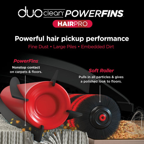 Shark Stratos Duoclean PowerFins HairPro tackles carpet and hard floors