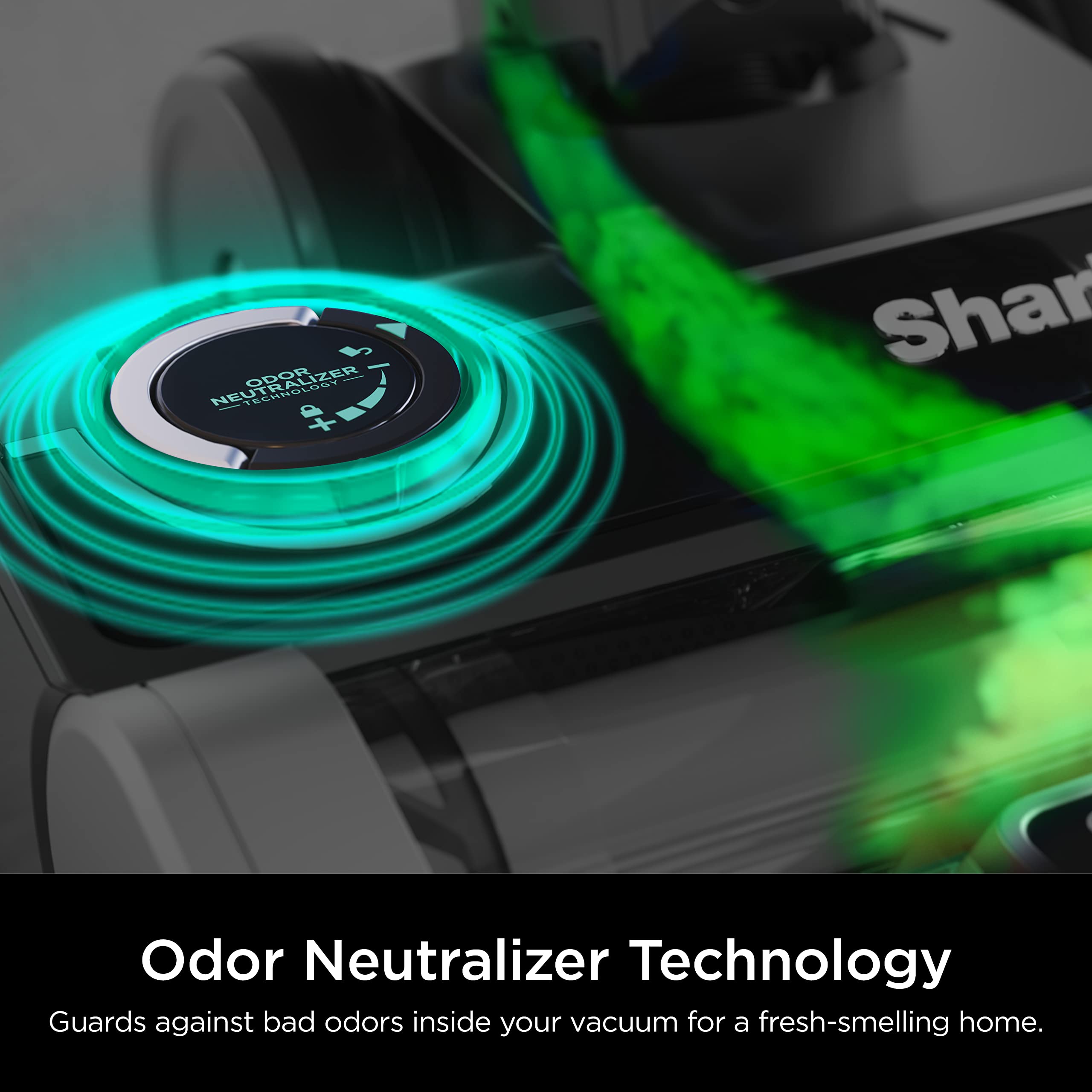 Shark Stratos HEPA filter with anti-allergen seal traps tiny particles