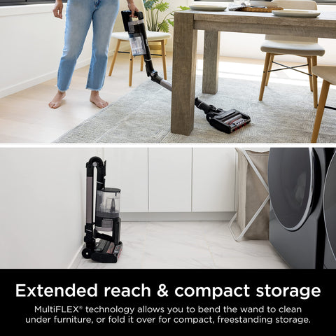 Shark Stratos included duster crevice tool and anti-allergen brush