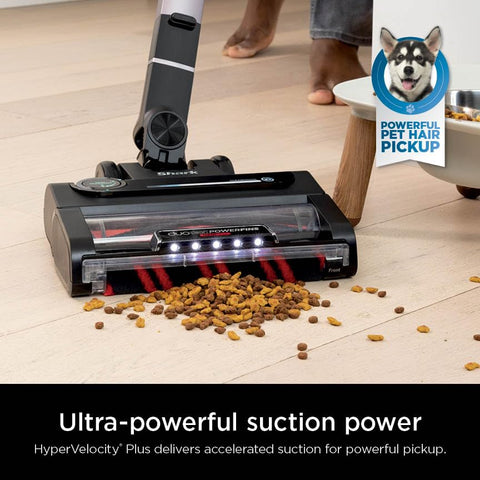 Shark Stratos self-cleaning brushroll reduces pet hair wrap