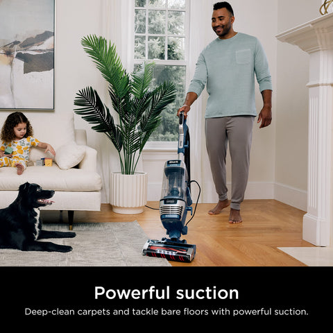 Shark Stratos Odor Neutralizer Technology freshens air during cleaning.