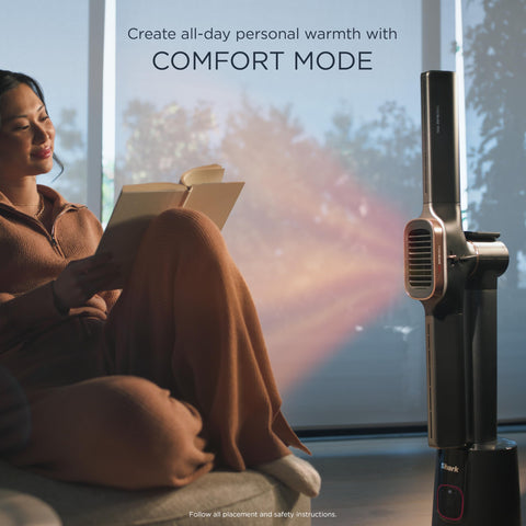 Shark TurboBlade Cool + Heat dust defense filter improves air cleanliness
