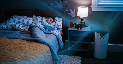 Shark UA205 Nanoseal HEPA Air Purifier Max in-use room demonstrates large-area filtration.