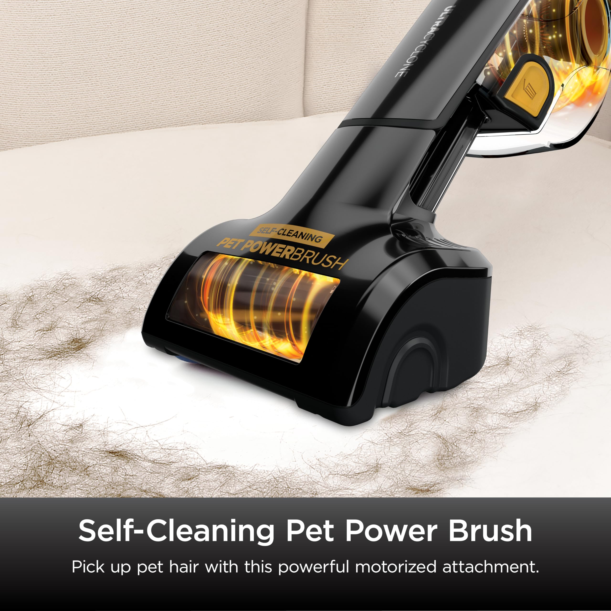 Shark UltraCyclone Pet Pro+ CleanTouch Dirt Ejector for hands-free disposal