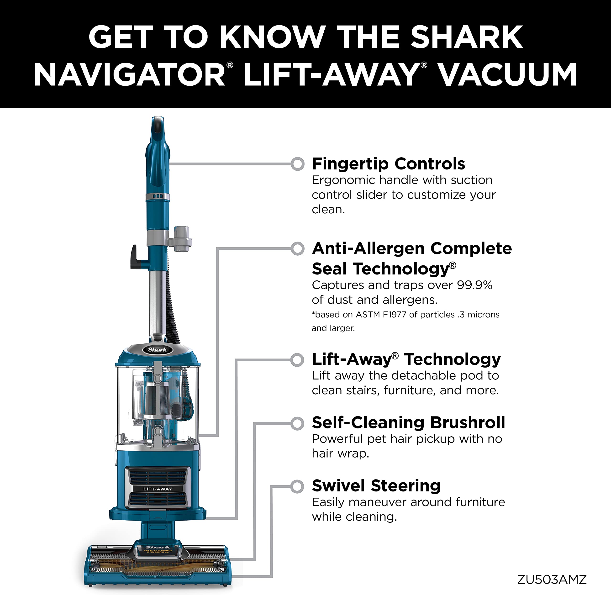 Navigator Lift-Away includes Upholstery Tool and Pet Crevice Tool.