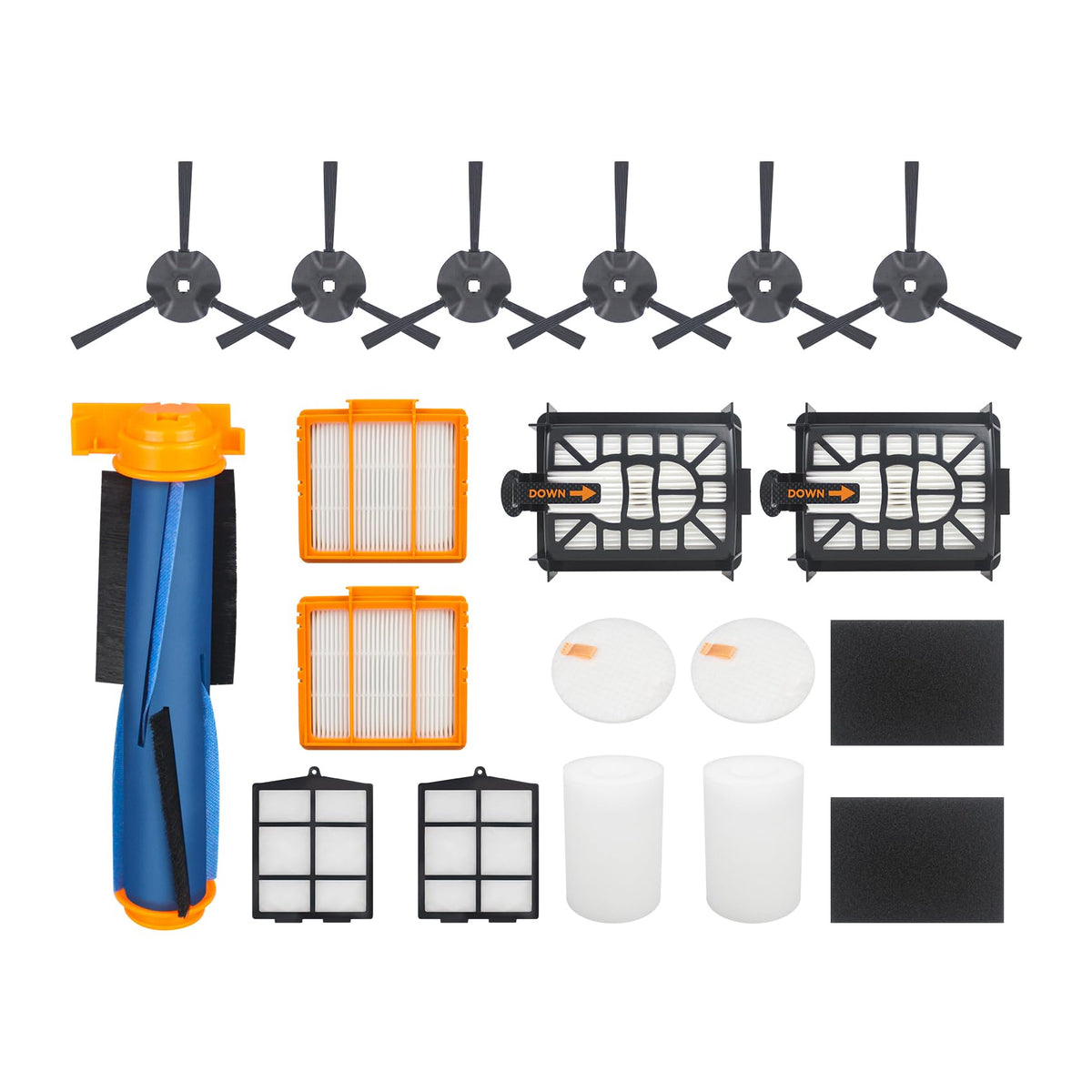 Shark UR2360S roller brush for thorough debris pickup on carpets and floors