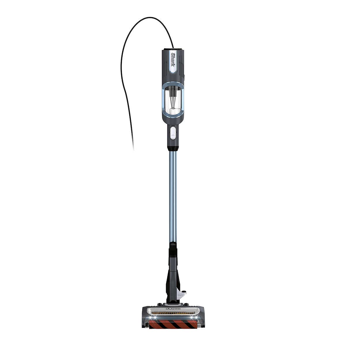 Shark UV580 duoclean brushroll cleans carpets and hard floors with polish