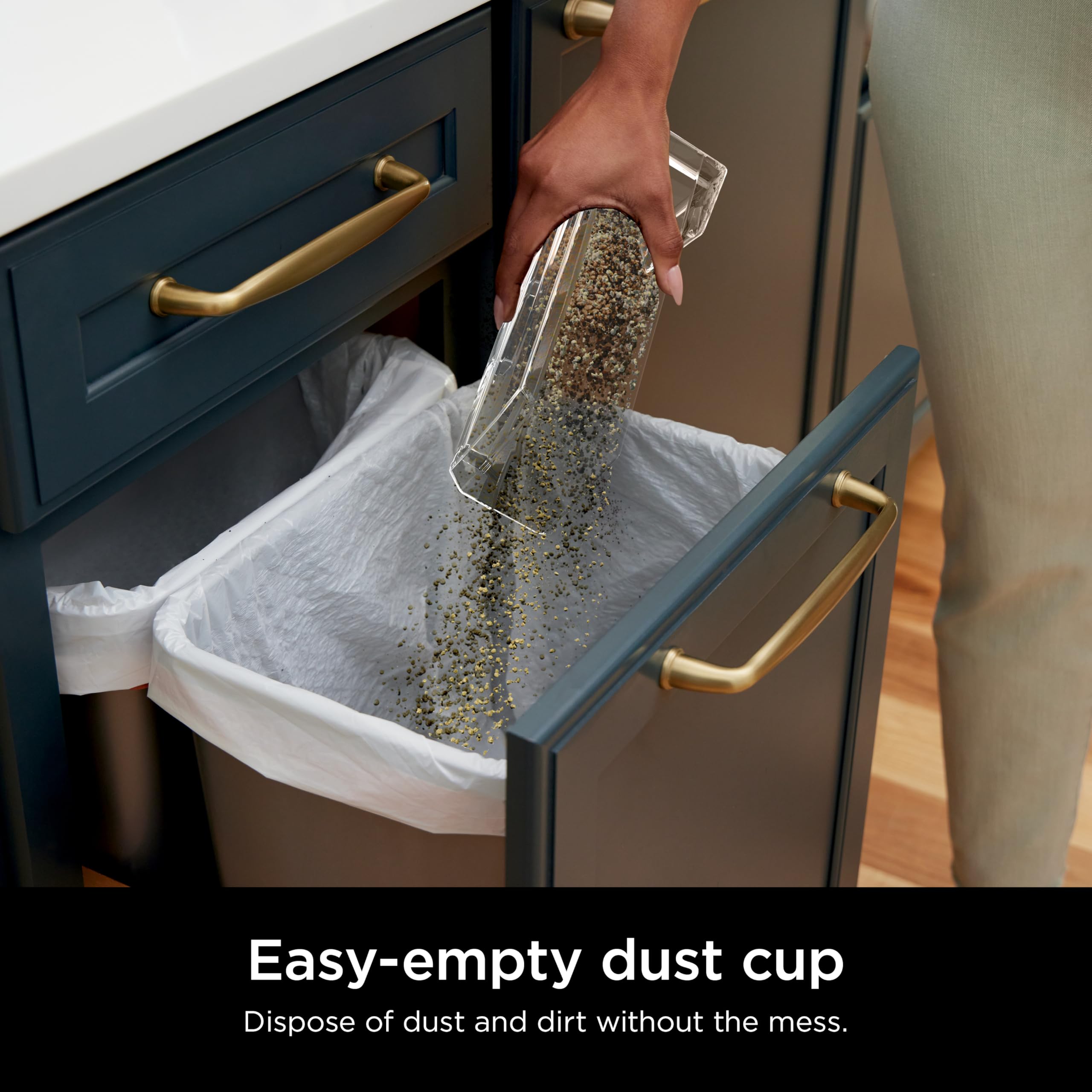 Shark V2700Z great for quick cleanups on tile, wood, and carpet