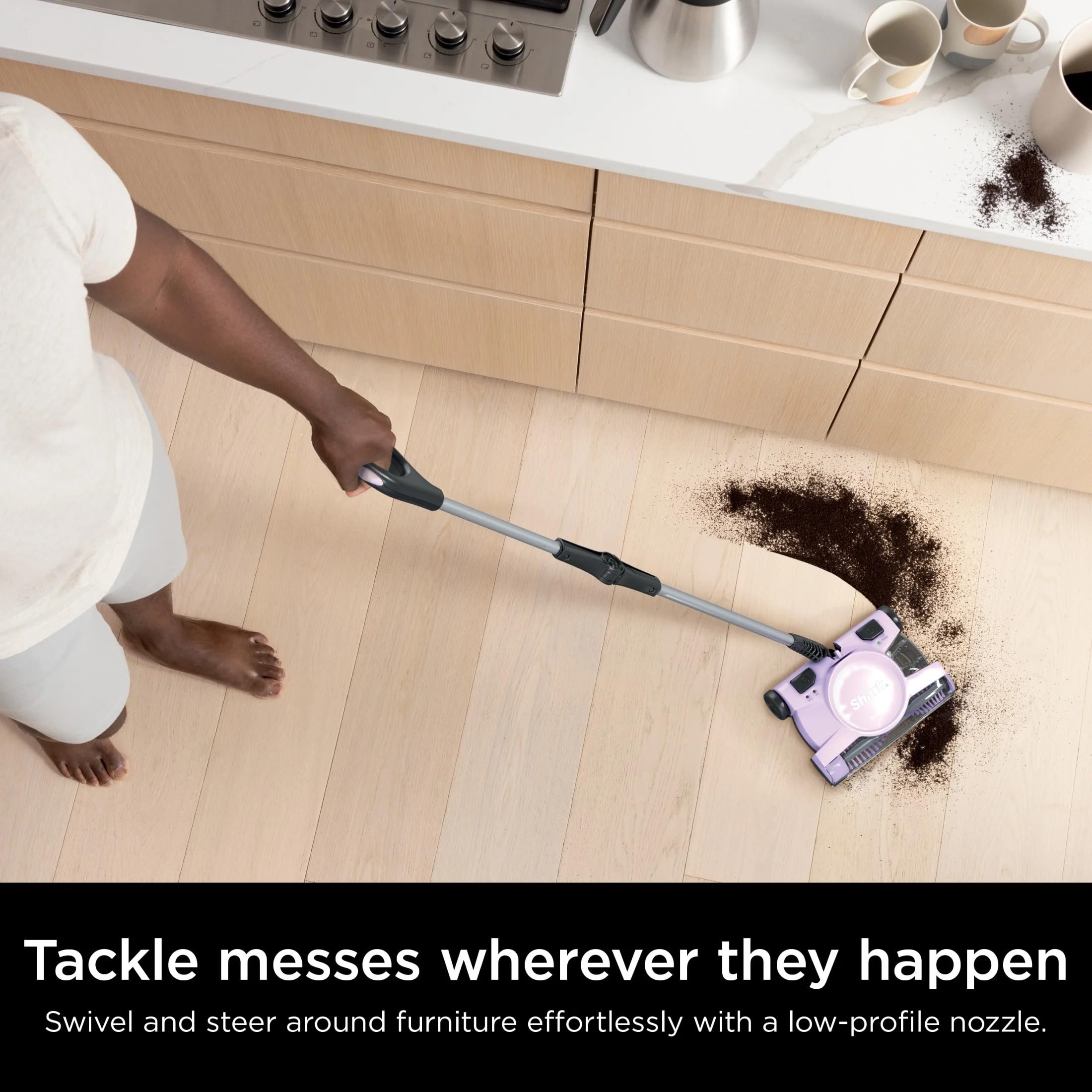 Shark V2945Z ultra-lightweight design for easy daily cleaning