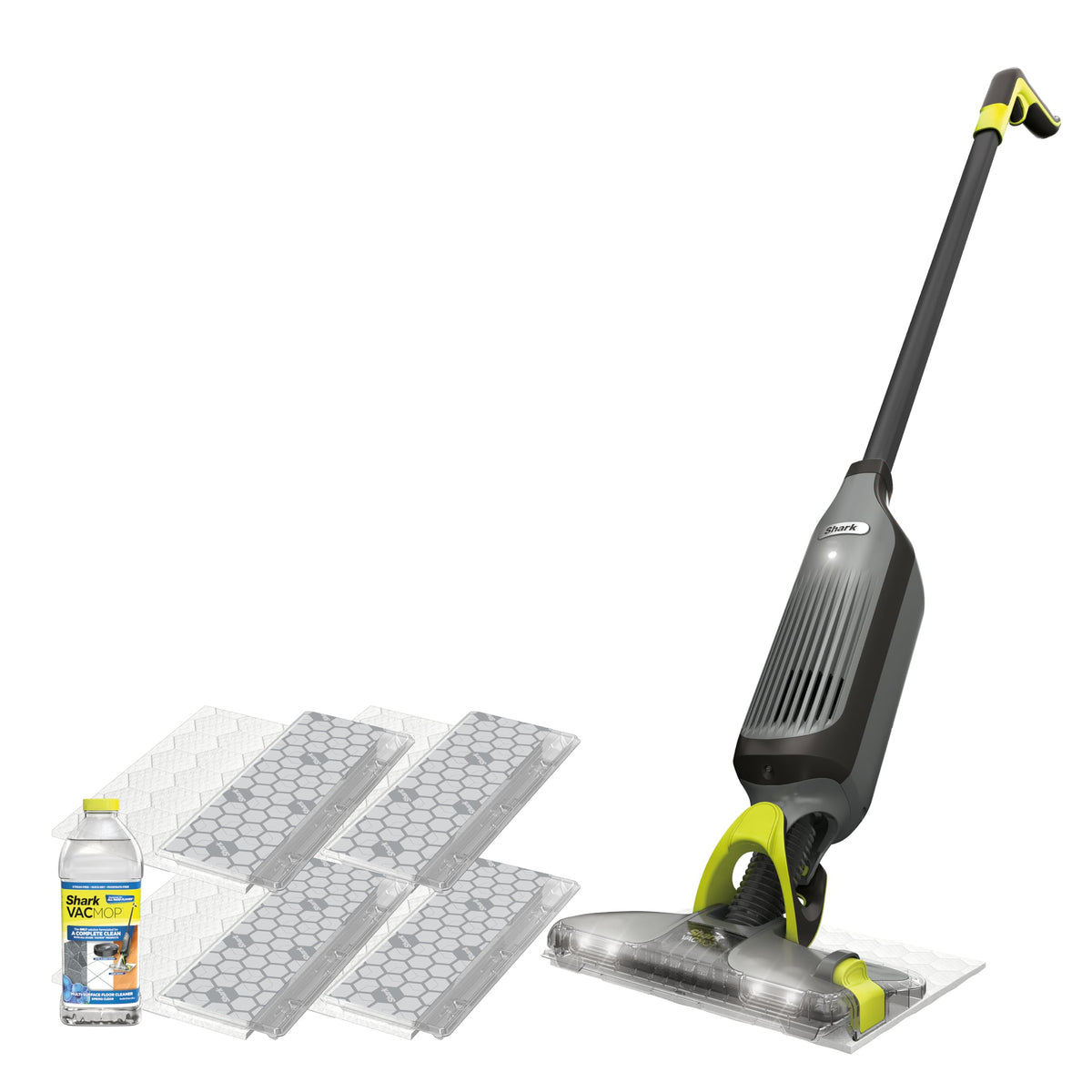 Shark VACMOP cordless cleaner front view for easy handling and portability