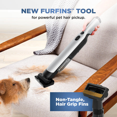 Shark WANDVAC charging dock keeps the cordless vacuum ready for use.