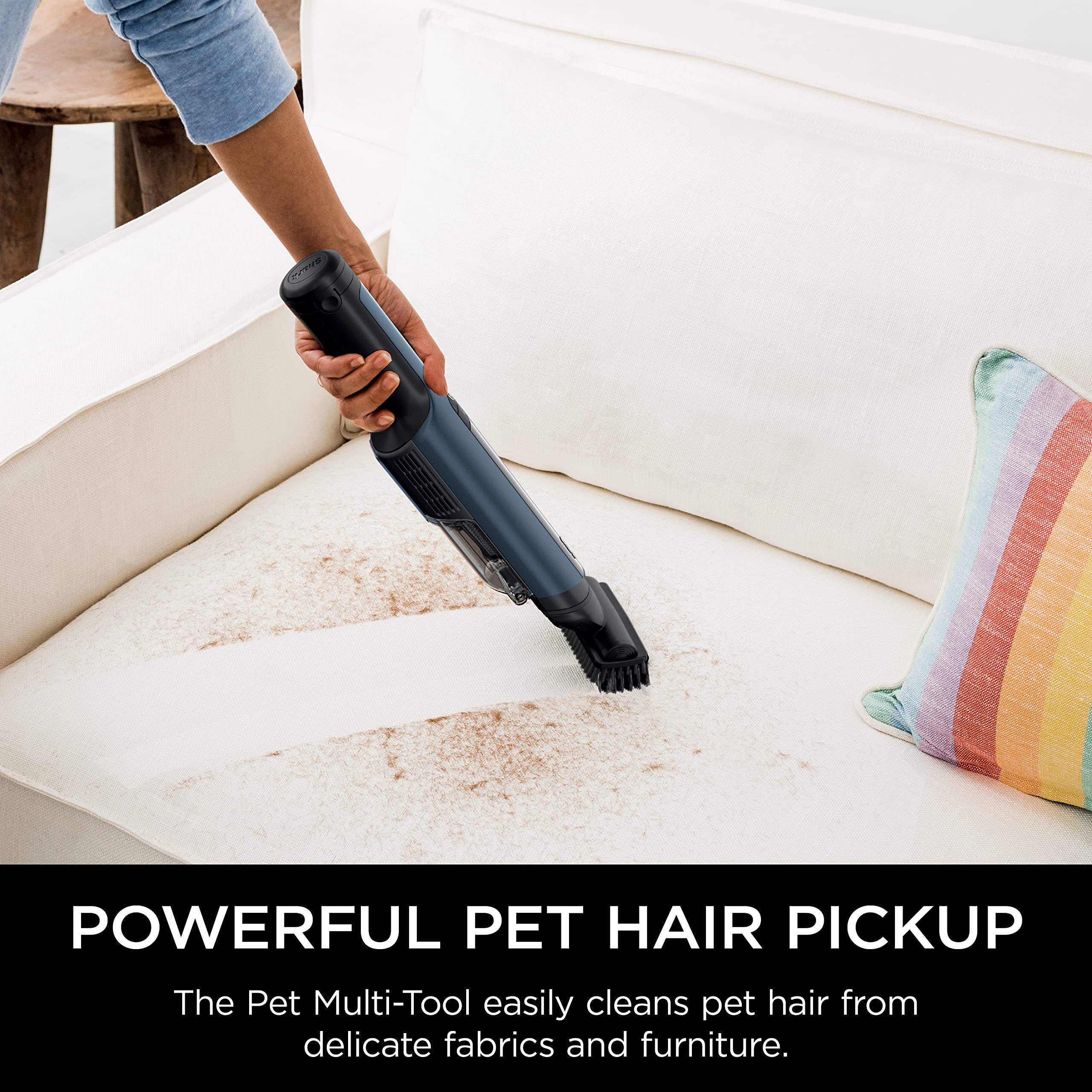 Shark WANDVAC Power Pet vacuum charging dock stores and charges