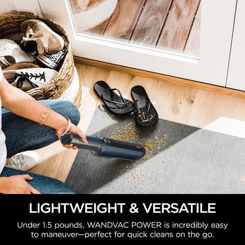 Shark WANDVAC Power Pet vacuum dust cup for easy emptying