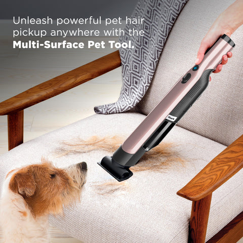 Shark WANDVAC detachable dust cup for easy emptying and maintenance.