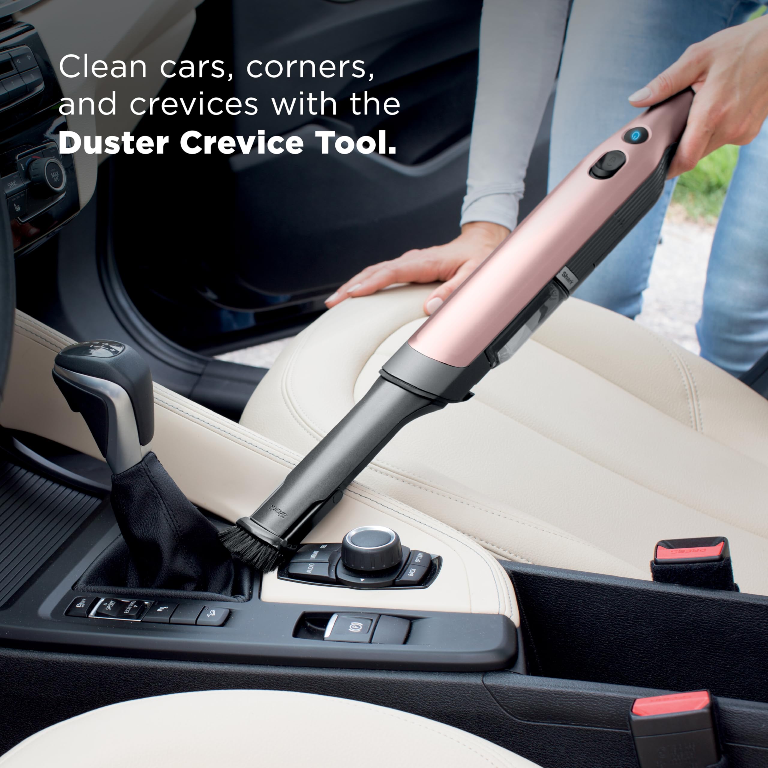 Shark WANDVAC LED indicator shows charging status and remaining battery.